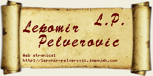 Lepomir Pelverović vizit kartica
